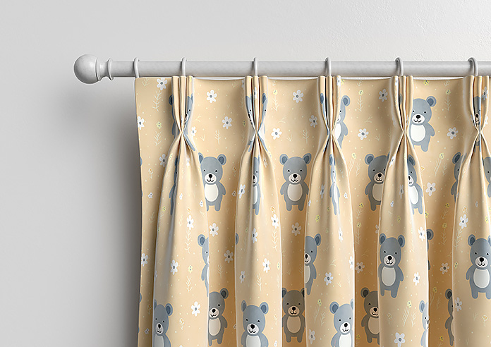 Teddy Trails, Cream - Made to Measure Curtains - Image 11